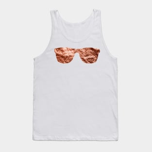 Sunglasses - rose gold foil Tank Top